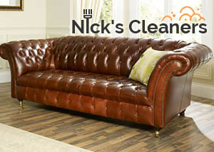 Nick's Cleaners Leather Sofa